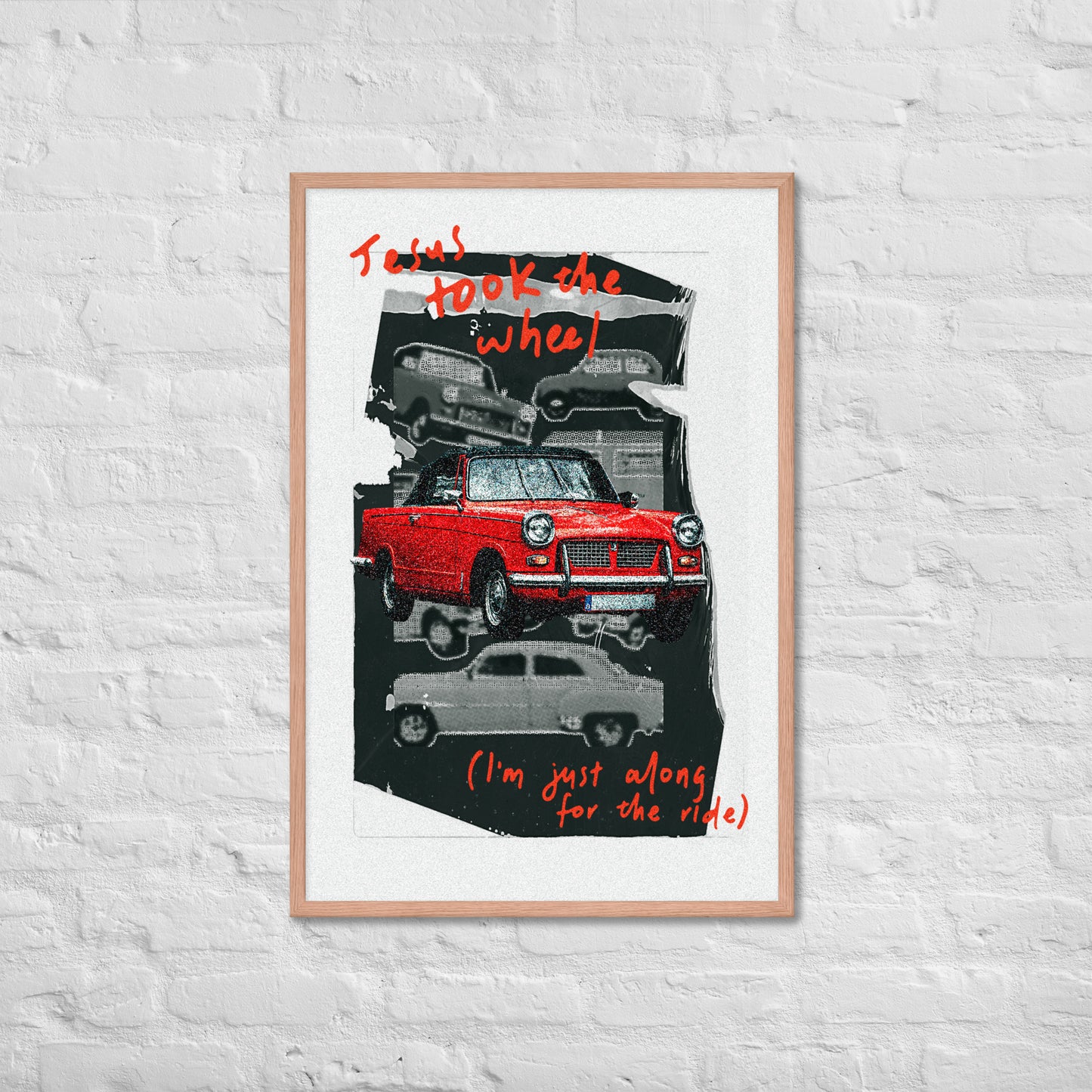Take the Wheel Jesus print lifestyle 4