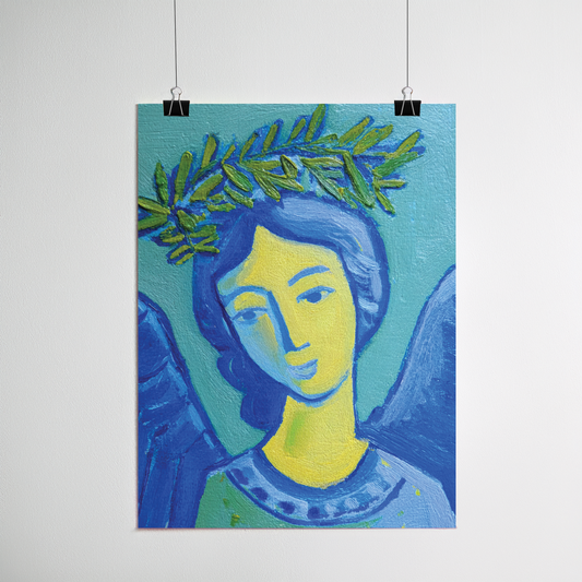 Azul Celeste print detail