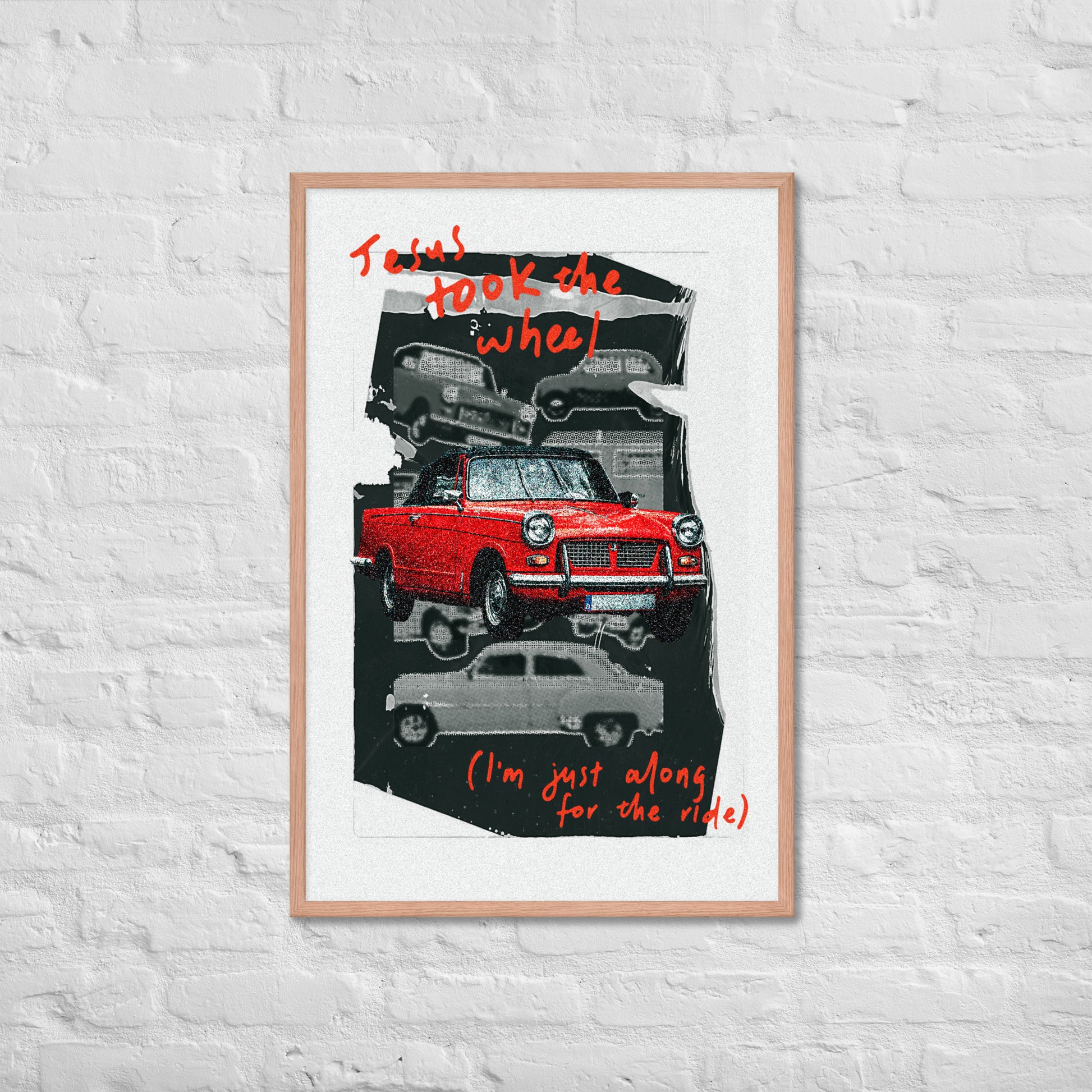 Take the Wheel Jesus print lifestyle 4