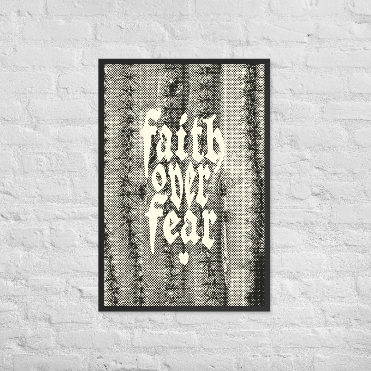 Faith Over Fear print lifestyle 2