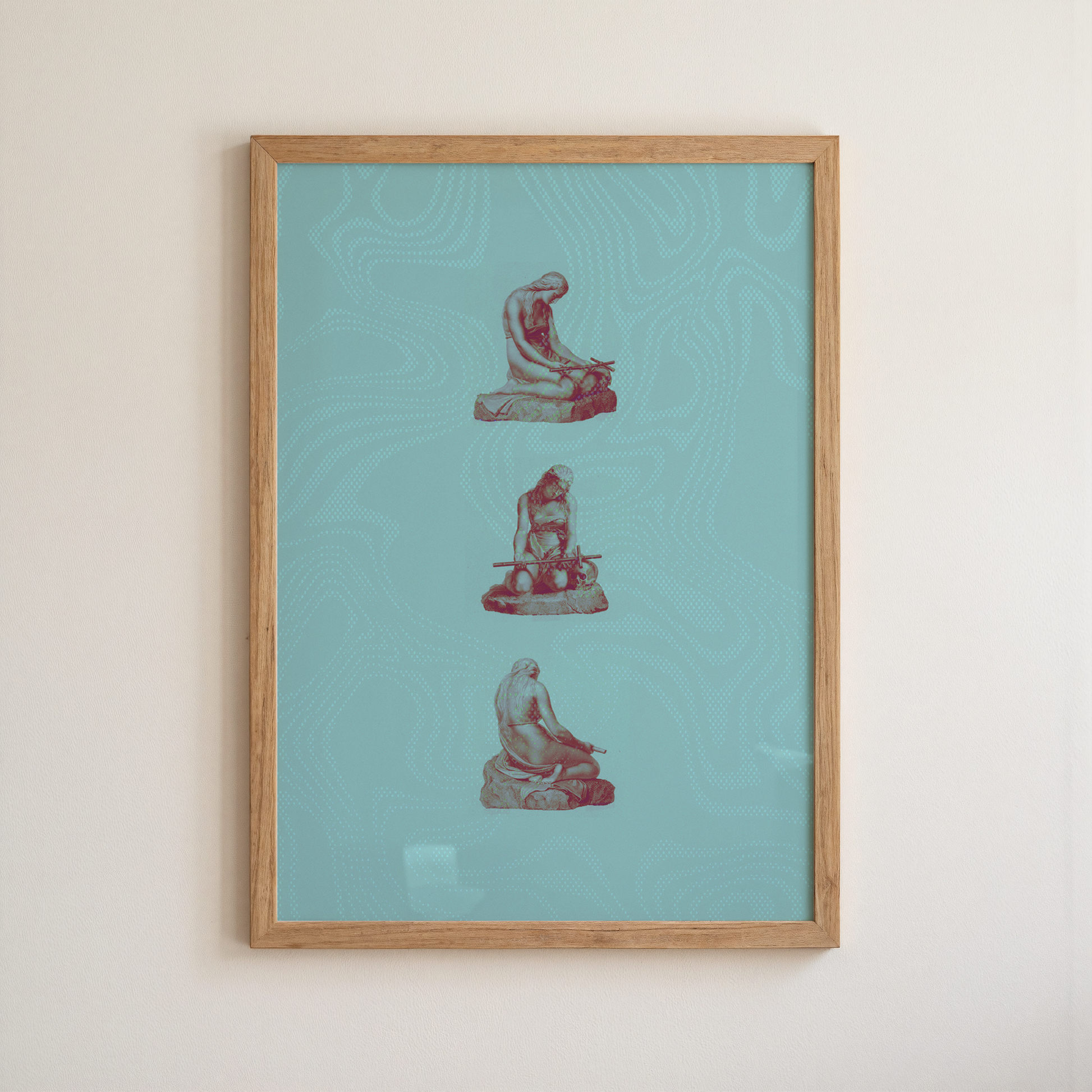 Kneeling in Grace print
