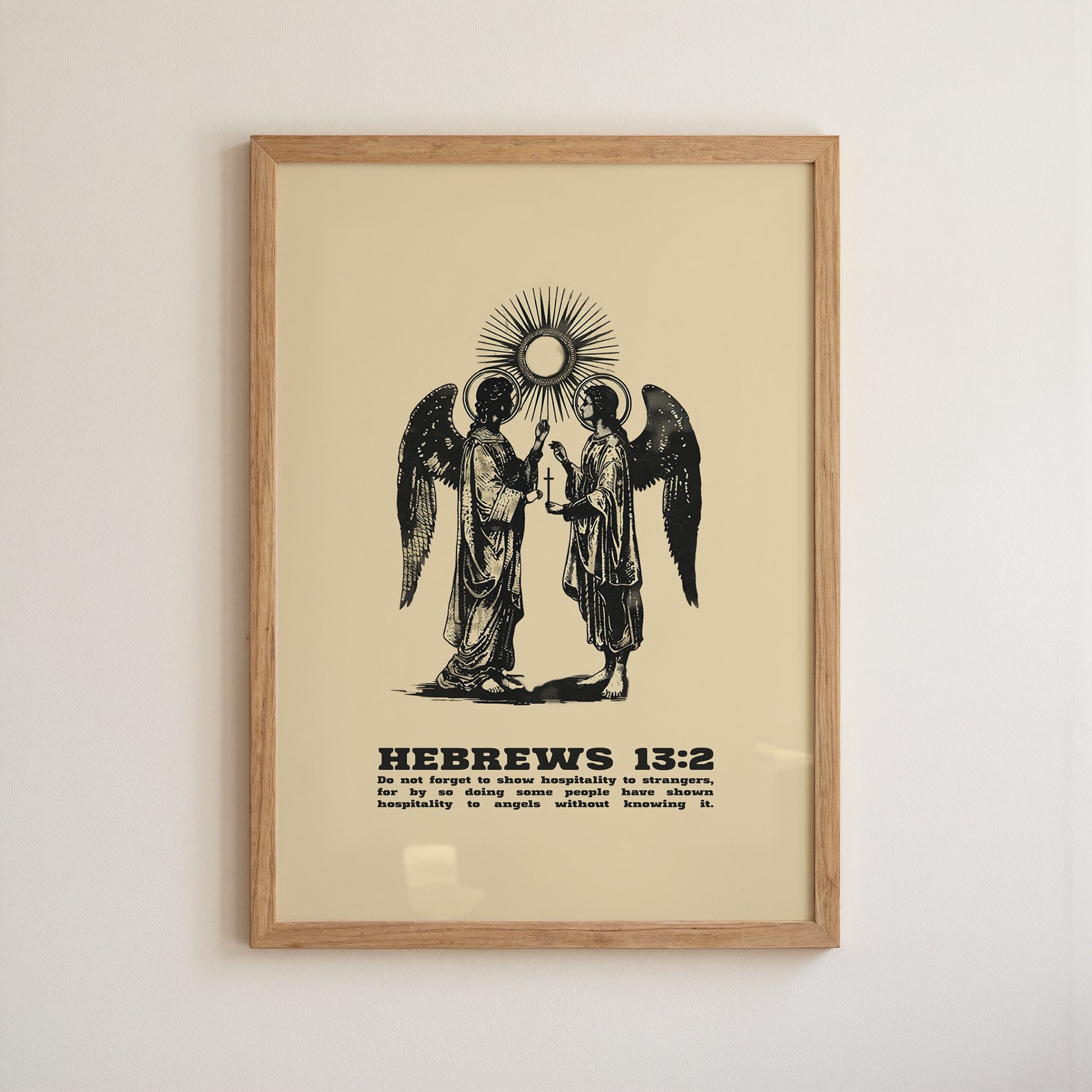 Hebrews 13:2 print