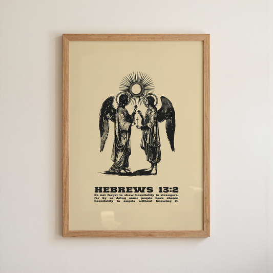 Hebrews 13:2 print