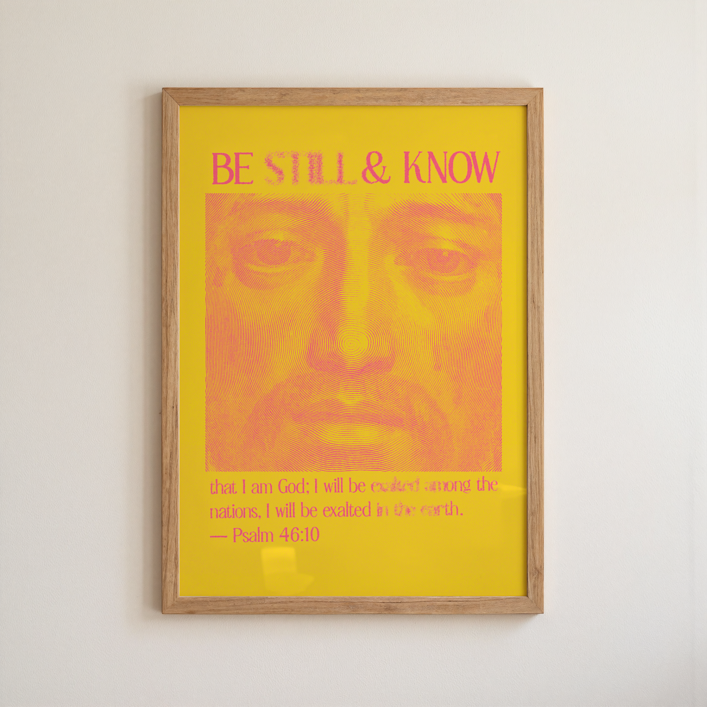 Psalm 46:10 print