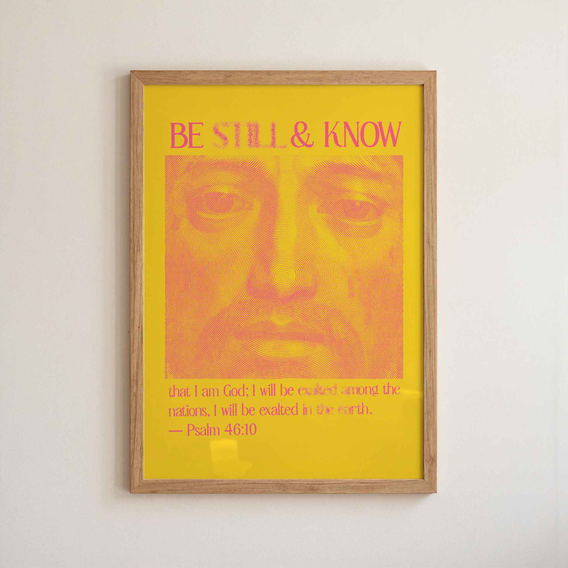 Psalm 46:10 print