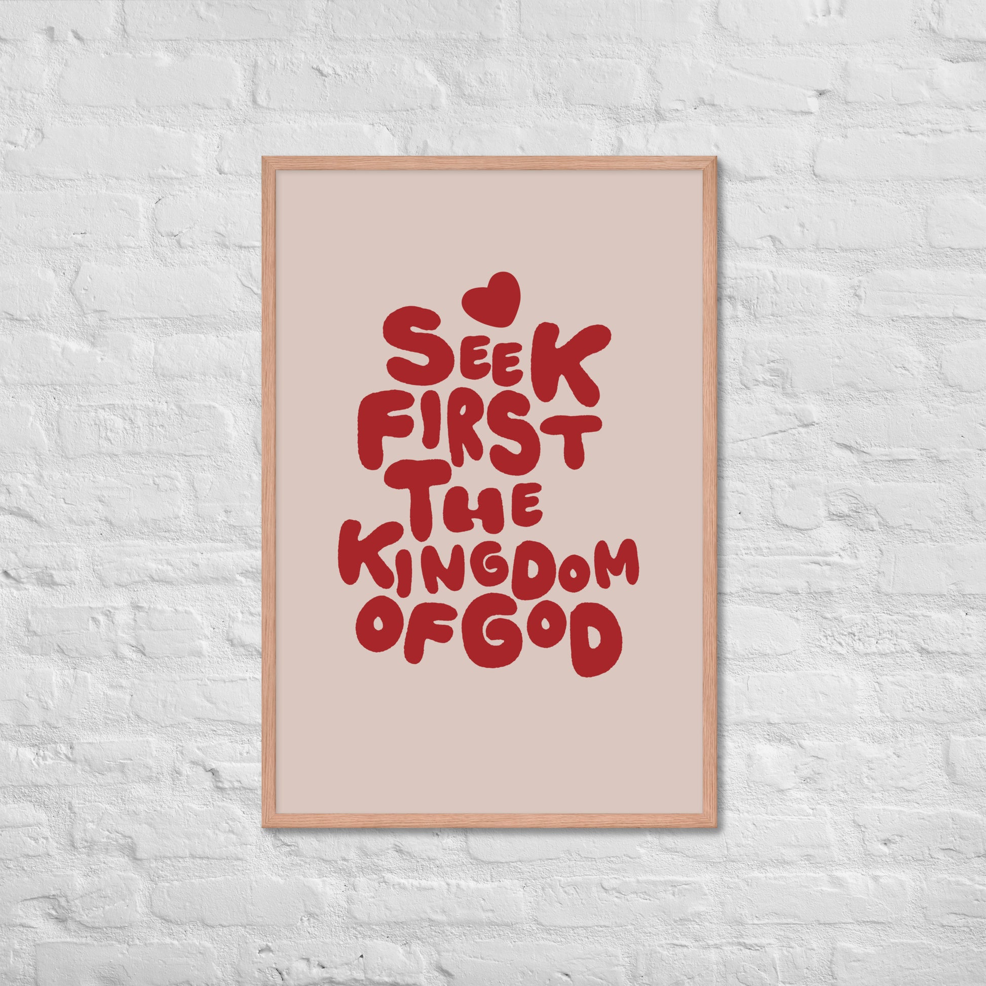 Seek the Kingdom print lifestyle 3