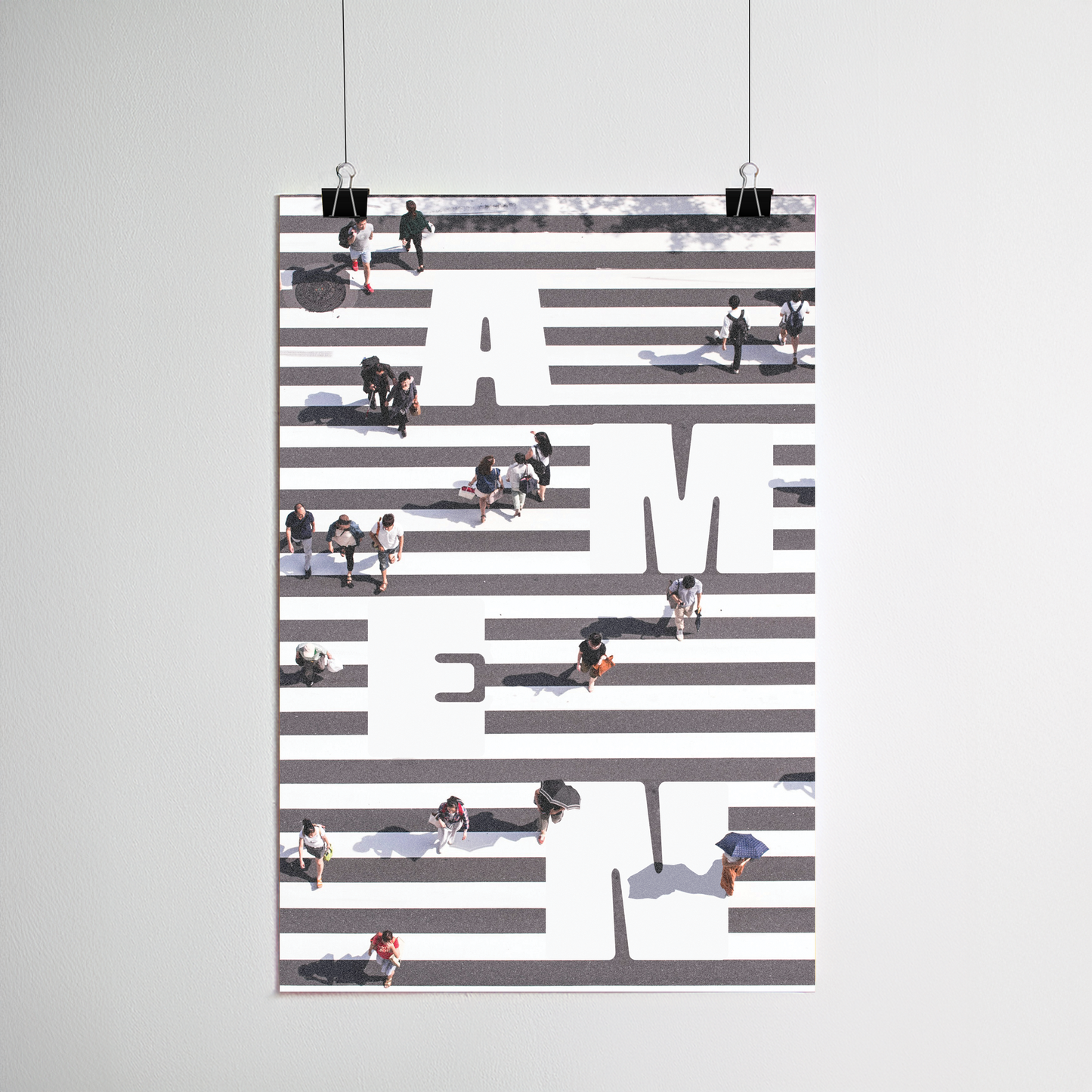 AMEN print detail