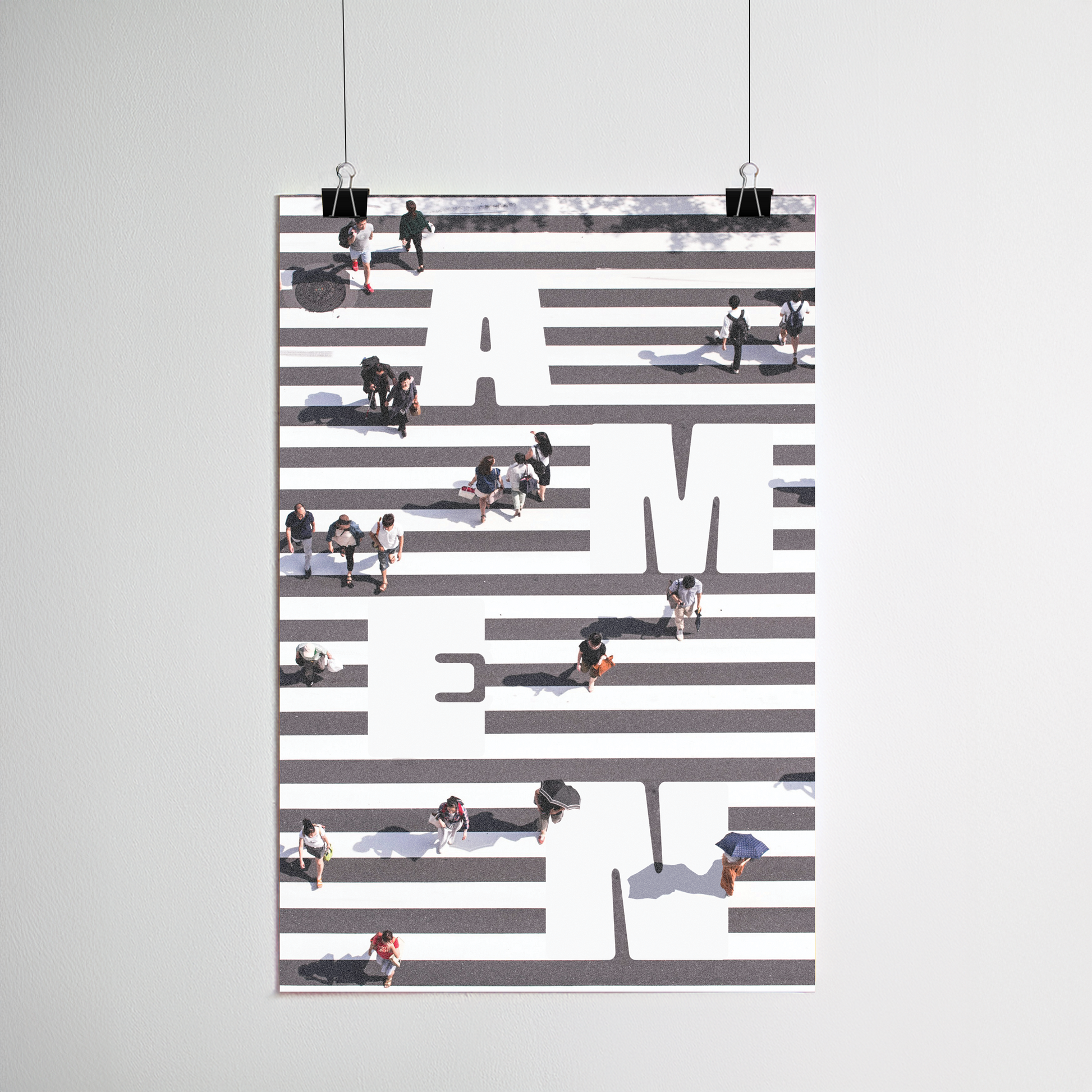 AMEN print detail