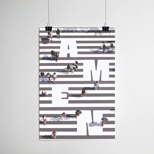 AMEN print detail