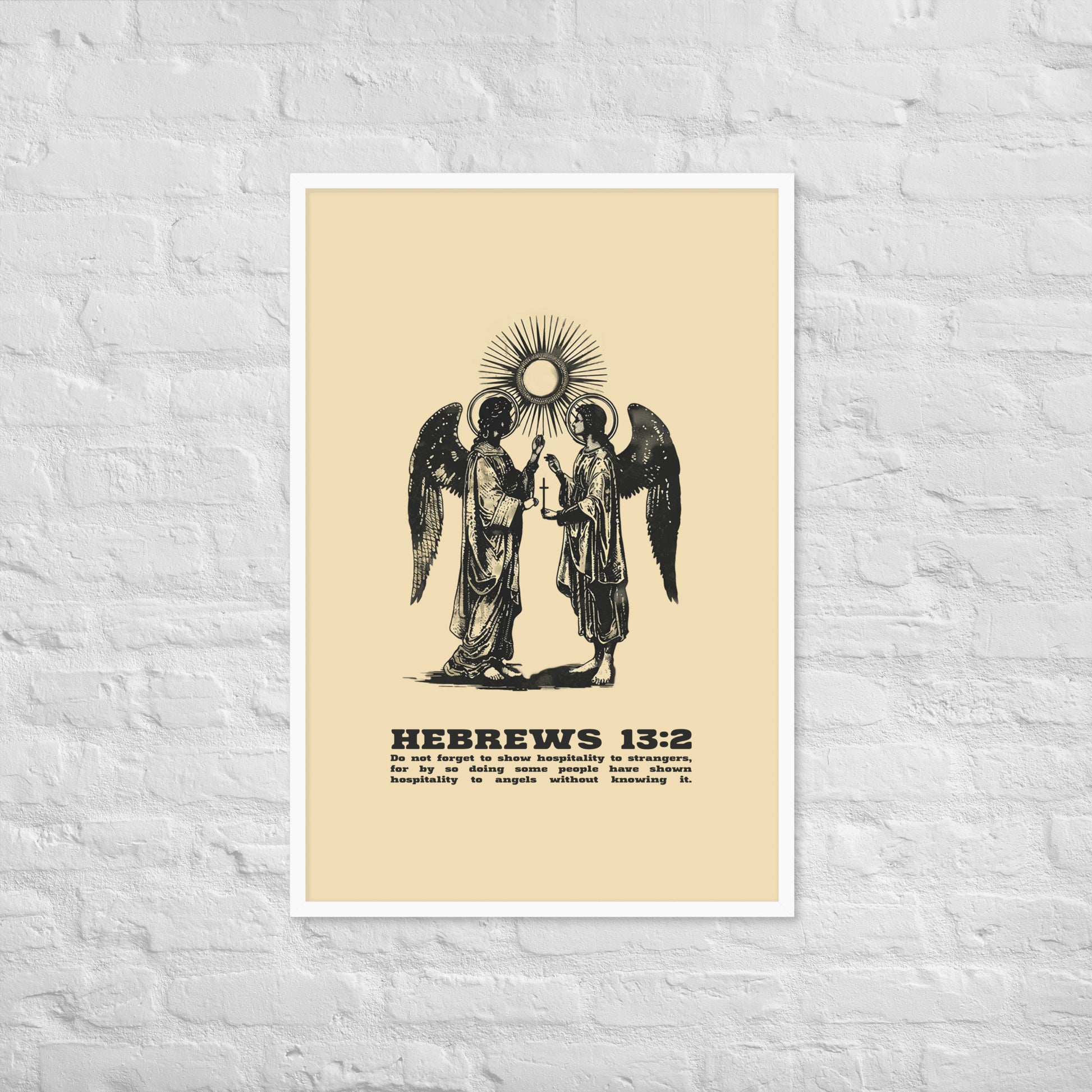 Hebrews 13:2 print lifestyle