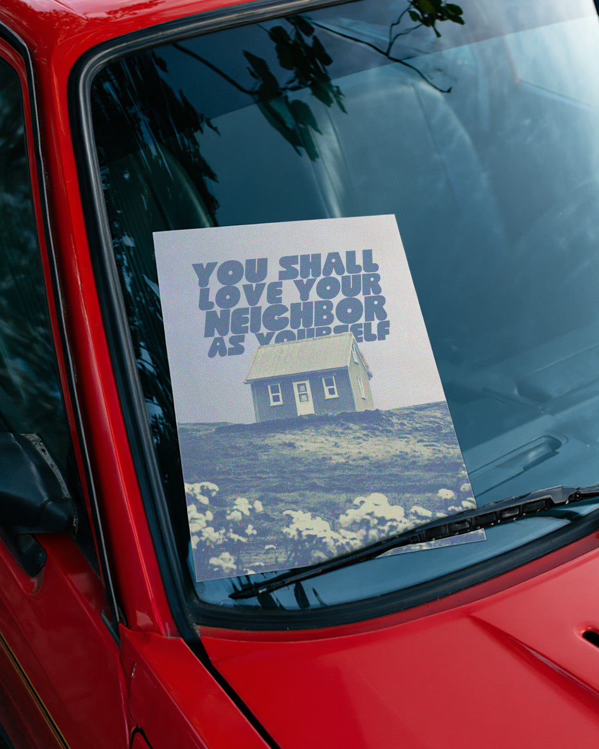 Love Thy Neighbour print lifestyle