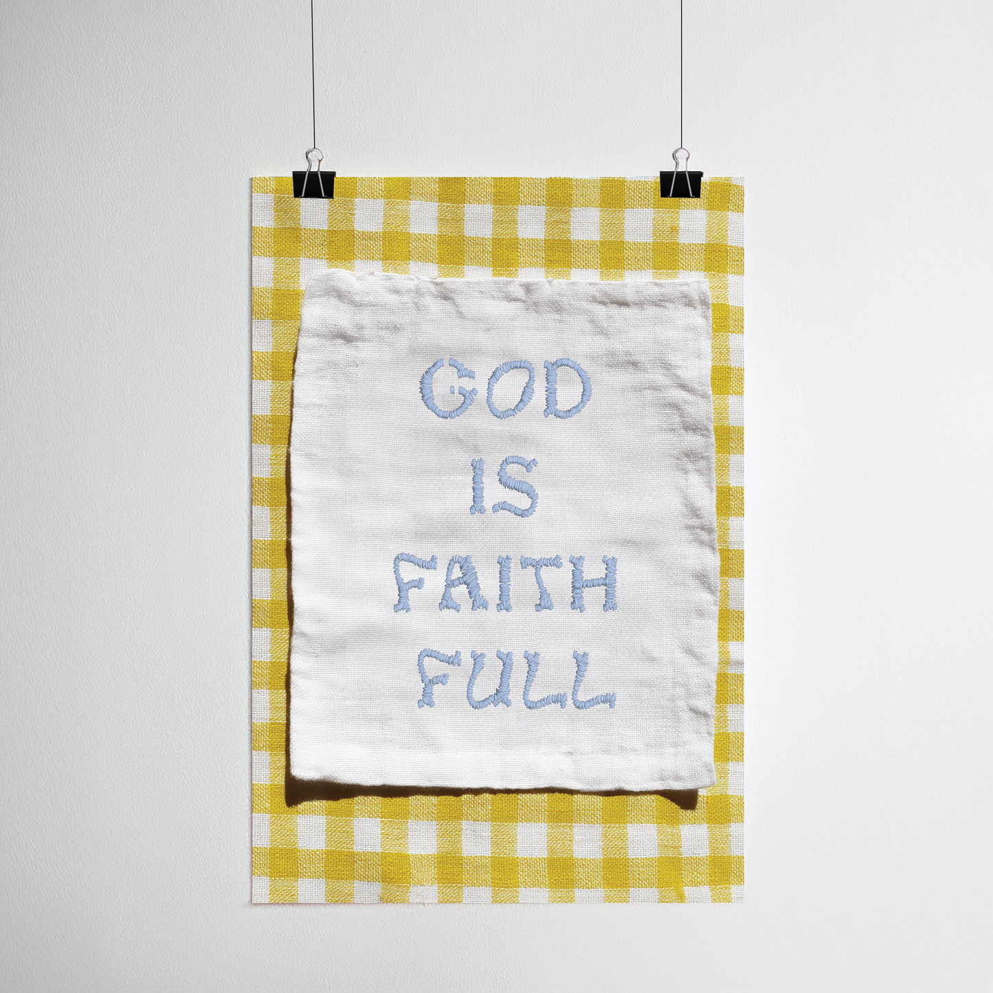 God is Faith Full print frame options