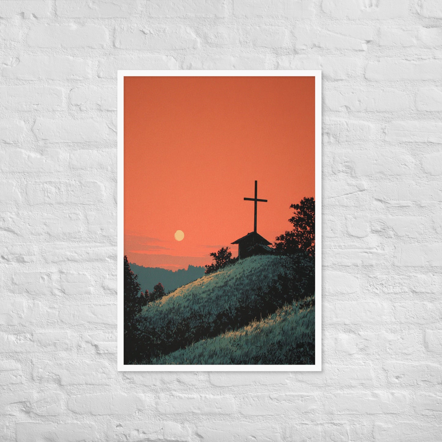 Upon the Hill print lifestyle